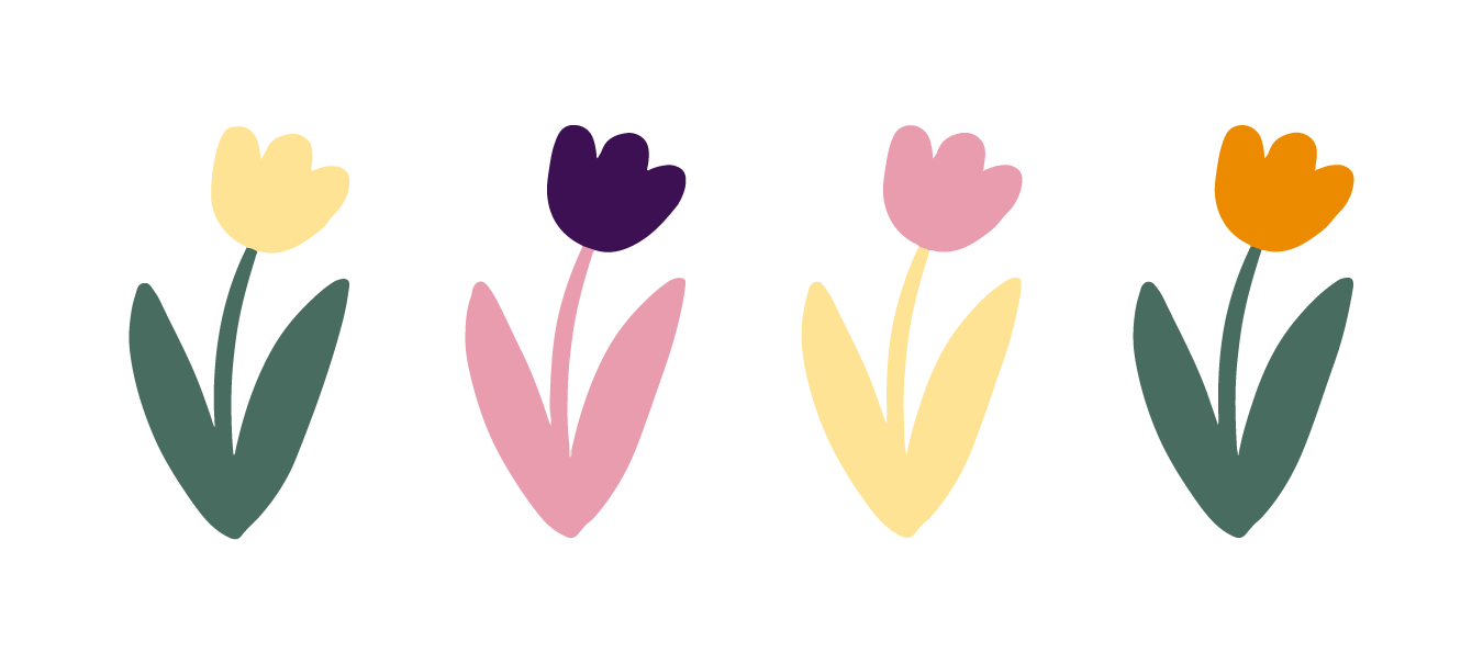 Värikäs kukka-kuvake